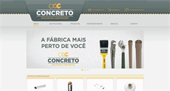 Desktop Screenshot of concretoatacado.com.br