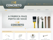 Tablet Screenshot of concretoatacado.com.br